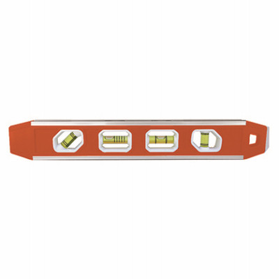 Torpedo Level, Magnetic, Aluminum Reinforced, 12 In.