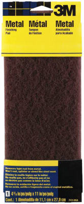 Metal Finishing Pad, 4.5 x 11 In.