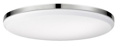Ellington Collection LED Wall Lantern, Ultra Slim, Chrome/Frosted, With Bulb