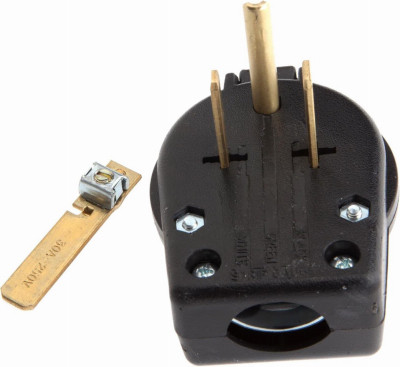 Pin-Type Electrical Plug, 230-Volt, 50 Amp