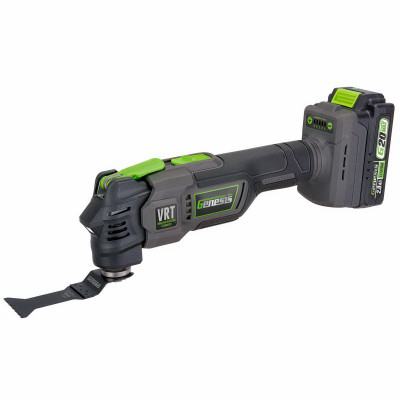 Genesis 20V Brushless Cordless Oscillating Multi-Tool Kit with 2.0 Ah Battery & Charger