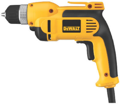 Variable-Speed Pistol-Grip Drill, 3/8-In. Keyless Chuck, 7-Amp