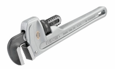Aluminum Pipe Wrench, 10-In., 1.5-In. Jaw Capacity