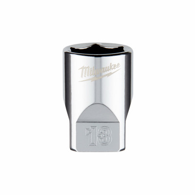 Metric 6-Point Shallow Socket, 13 mm, 1/4 In. Drive