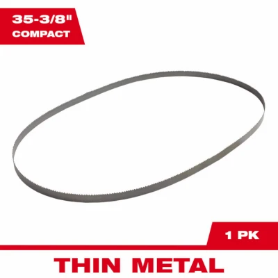 Compact Portable Band Saw Blade, 18 TPI, 35-3/8 x 1/2 In.