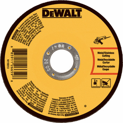 Cut-Off Wheel, Thin, Metal, 4 x .045 x 5/8 In.