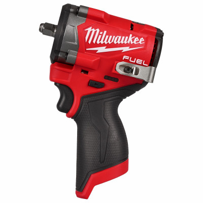 M12 Fuel 12-Volt Stubby Cordless Impact Wrench, Brushless Motor, 3/8 In., TOOL ONLY