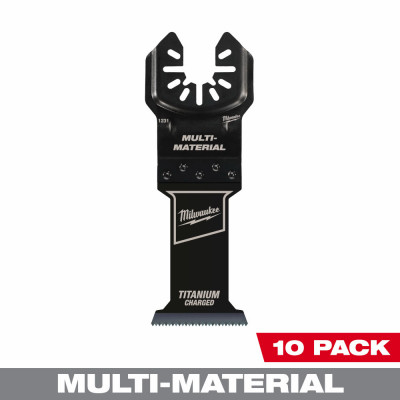 Open-Lok Titanium Charged Multi-Material Oscillating Multi-Tool Blades, Bi-Metal, 1-3/8 In., 10-Pk.