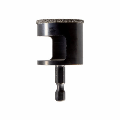 Diamond Grit Arbored Hole Saw, 1-1/4 In