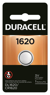 Lithium Keyless Entry Battery, #1620, 3-Volt (6 pieces)