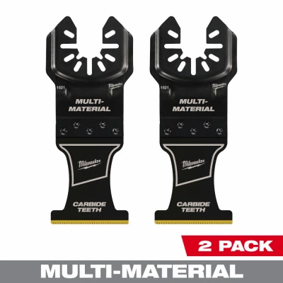Open-Lok Multi-Material Oscillating Multi-Tool Blades, Carbide Teeth, 1-3/8 In., 2-Pk.