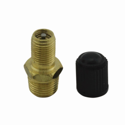 Compressor Tank Valve, Brass, 1/8 In. MNPT, 2-Pk.
