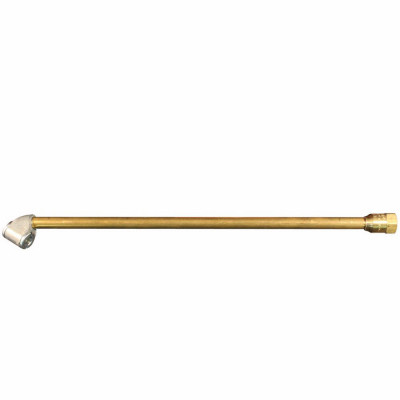 Dual Head Air Chuck, Brass, 1/4 In. FNPT x 12 In.