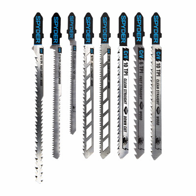 CRV Wood-Cutting Jig Saw Blades, Assorted 8-Pk.