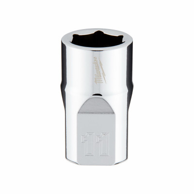Metric 6-Point Shallow Socket, 11 mm, 3/8 In. Drive