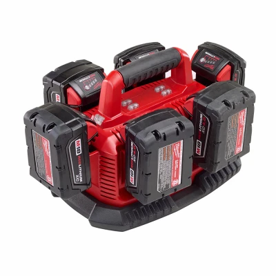 M18 18-Volt 6-Port Battery Charger