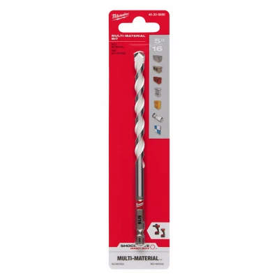 Shockwave Hammer Drill Bit, Impact-Duty Carbide, 4 x 6 x 5/16 In.