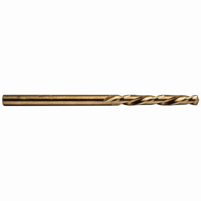 Stub Drill Bit, Left Hand, Cobalt Steel, 5/64 In.