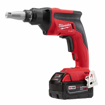 M18 Fuel 18-Volt Cordless Drywall Screw Gun Kit, Brushless Motor, (2) Batteries & Charger