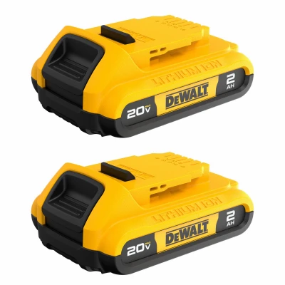 20-Volt Lithium-Ion Batteries, 2-Pk.