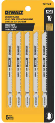 T-Shank Cobalt Steel Jigsaw Blade, 4 In., 10-TPI