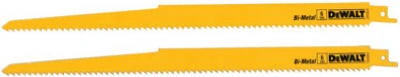 Bi-Metal/Cobalt Reciprocating Saw Blade, 12 In., 6-TPI, 2-Pk.