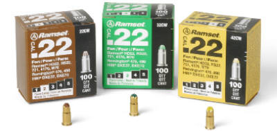Yellow Powder Fastener Load, 42CW, .22-Cal., 100-Pk.