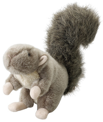 Woodland Soft Dog Toy, Squirrel, 9.5-In.