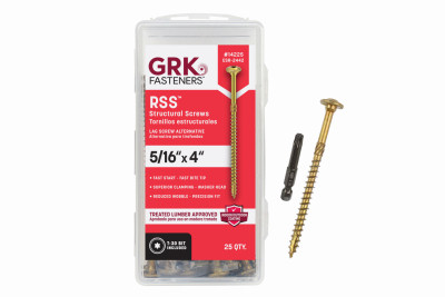 GRK RSS 5/16" x 4" Screws 25-Ct.