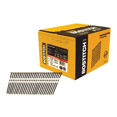 Collated Framing Nails, Round Head Stick, Plain Shank, 3-1/2 x .131 In., 4,000-Ct.