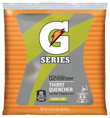 G Series Thirst Quencher Powder Packet, Lemon Lime, 21 oz. (32 pieces)