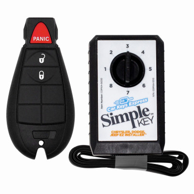 Simple Key Programmer & Car Fob for Select Chrysler, Dodge, & Jeep