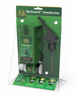 Automatic Trash Bin Deodorizer All-In-One Starter Kit