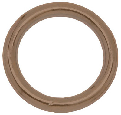 Bronze Ring, Polished, #7B, 2-In.