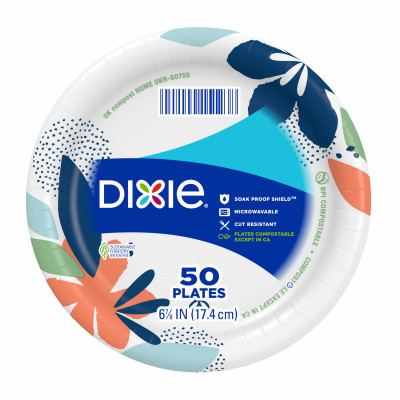 Dixie 50PK 6" HD Plates