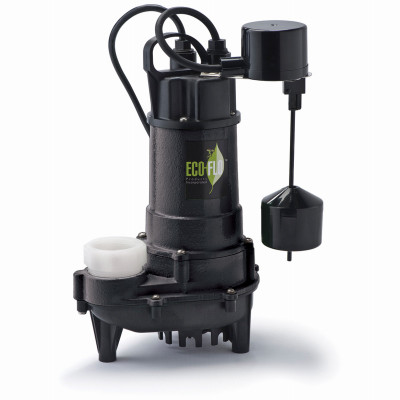 3/4 HP Cast Iron Sump Pump With Vertical On/Off Switch