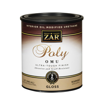 Interior Polyurethane OMU, Oil Modified Wood Finish, Gloss, Qt.