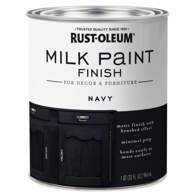 Milk Paint Finish, Navy, 30-oz.