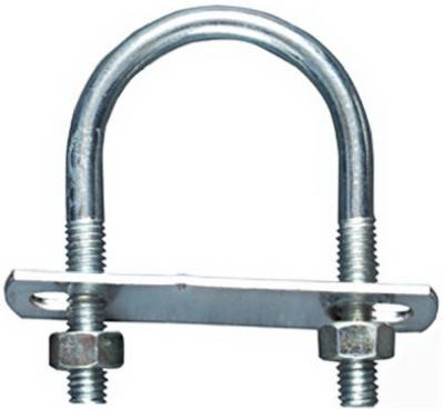 U Bolt, #522 Zinc, 5/16 x 1-3/4 x 3 In.