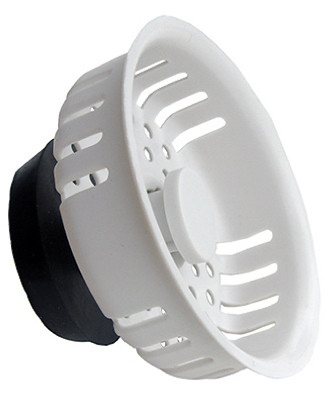 Replacement Basket For Kitchen Sink Strainer, White, 1-1/2 In.