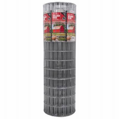 Galvanized Welded Wire Mesh Fence, 14-Gauge, 5 x 100-Ft