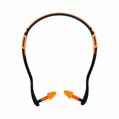 Banded Ear Plugs With Foam Caps, Pair