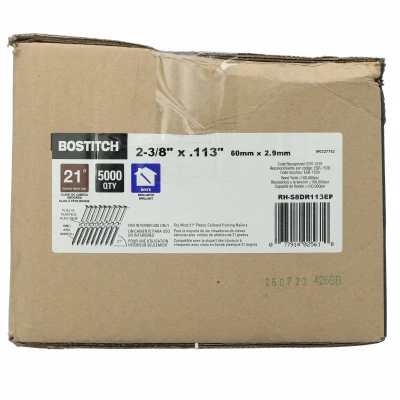 Full Round Head Collated Nails, 3-1/4 x .131 In., 4,000-Ct.
