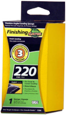 EZ123 Angle Sanding Sponge, 220-Grit