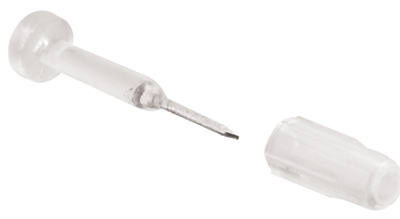 Window Grid Retainer, Clear Plastic, 1-1/8 In., 6-Pk.
