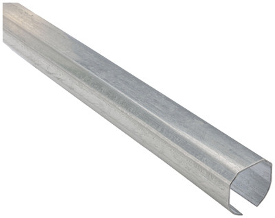 Galvanized Plain Round Rail, 12 Ft.