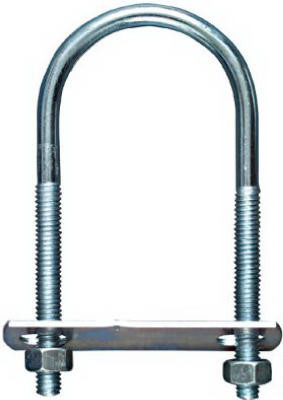 U Bolt, #536 Zinc, 5/16 x 2 x 4-1/2 In.