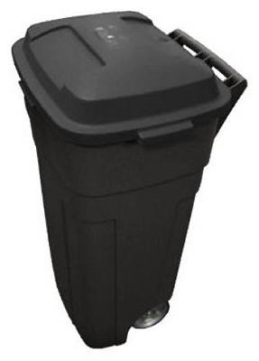 34 Gallon Heavy-Duty Wheeled Trash Can (4 pieces)