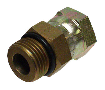 Hydraulic Adapter, 3/8-In. Male 0-Ring Boss x 1/4-In. FP Swivel