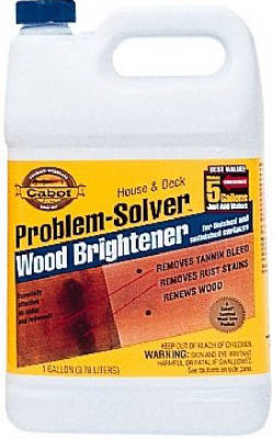 Problem Solver Wood Brightener, Water Based, 1-Gallon Concentrate (4 pieces)